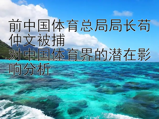 前中国体育总局局长苟仲文被捕  
对中国体育界的潜在影响分析